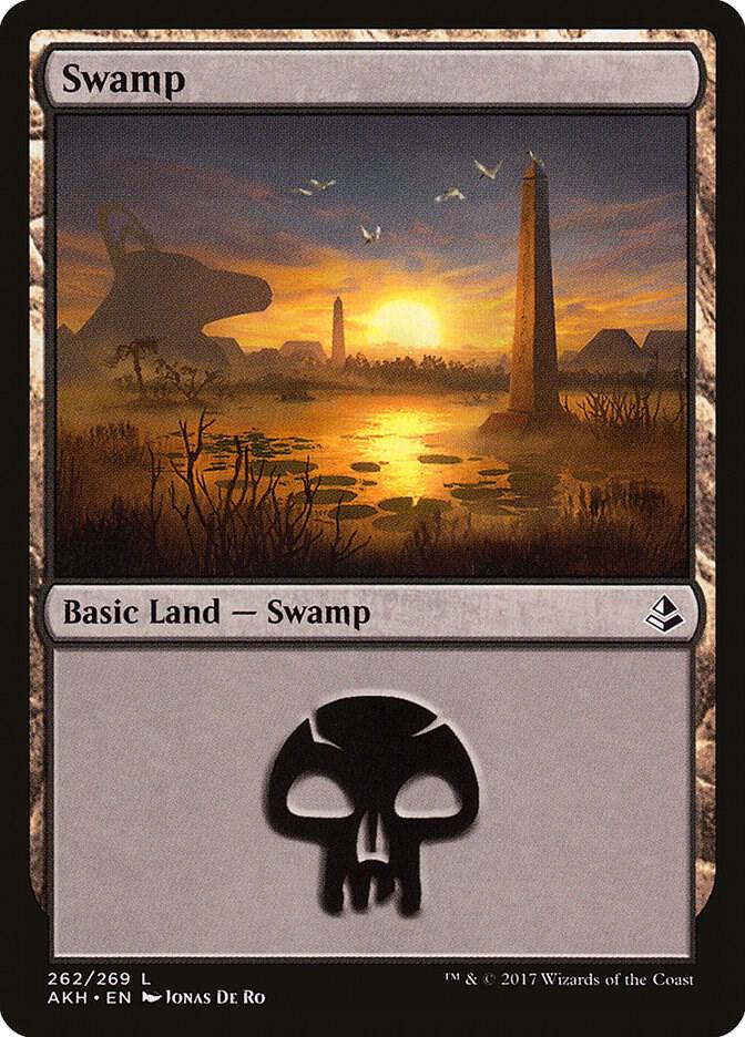 Swamp 262 (Amonkhet)  - Foil | Good Games Adelaide SA