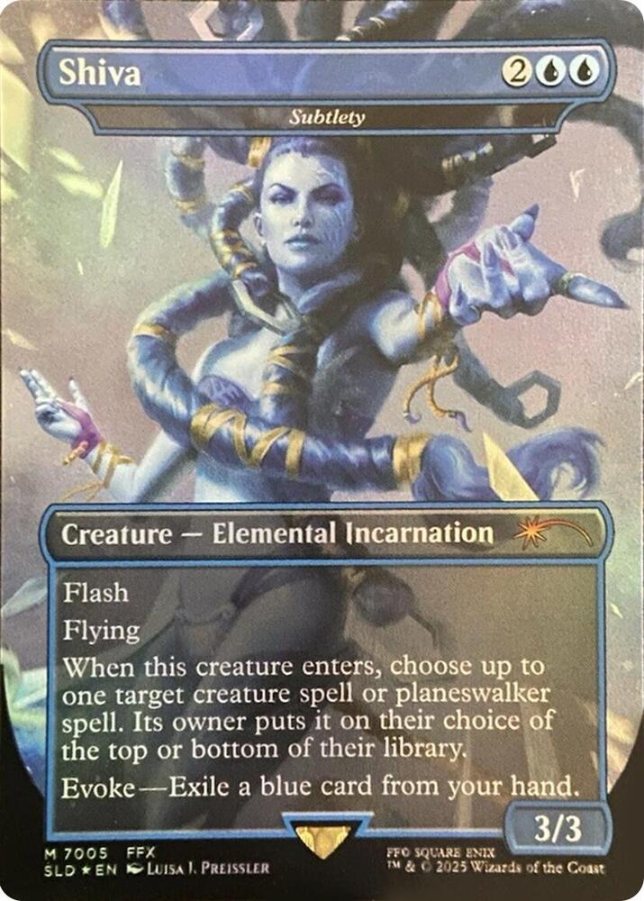 Shiva Subtlety Rainbow Foil 7005 (Secret Lair Drop Series)  - Foil | Good Games Adelaide SA