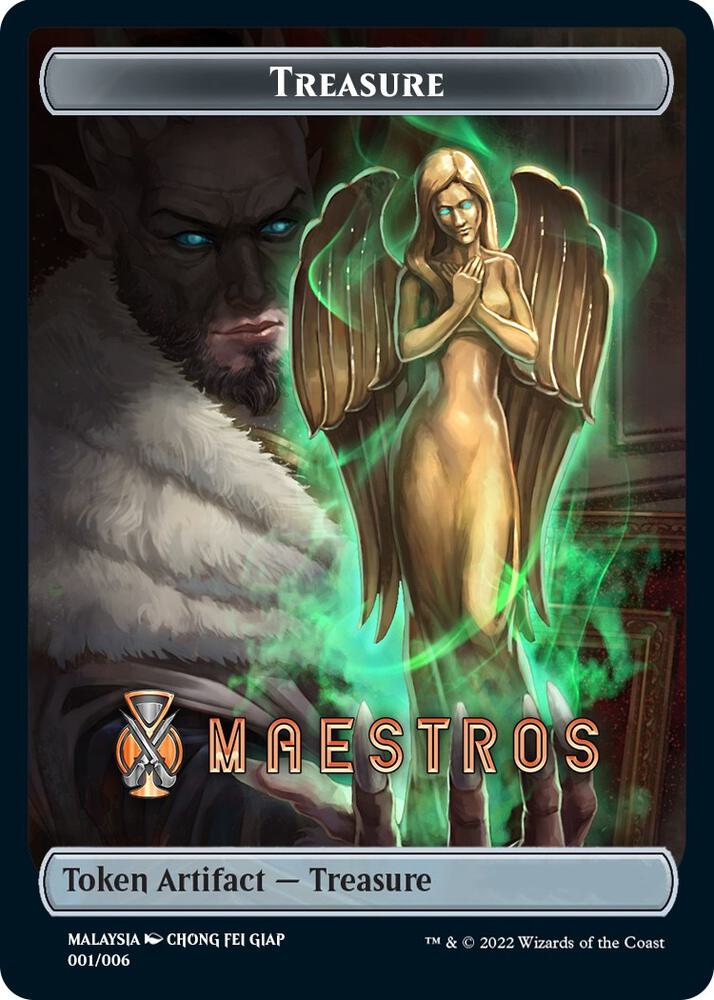 Treasure Token Maestros SEA Exclusive 001/006 (Streets of New Capenna)  | Good Games Adelaide SA