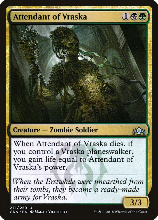 Attendant of Vraska 271 (Guilds of Ravnica)  | Good Games Adelaide SA