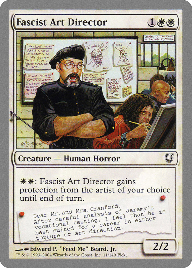 Fascist Art Director 11 (Unhinged)  - Foil | Good Games Adelaide SA