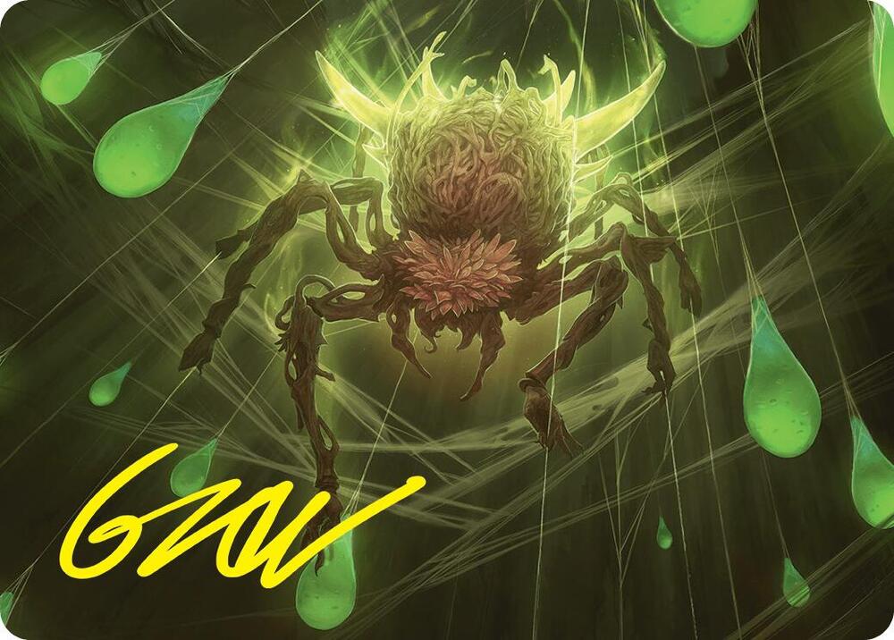 Spinner of Souls Art Card 13 54 Gold Stamped Signature 13 (Art Series: Foundations)  | Good Games Adelaide SA
