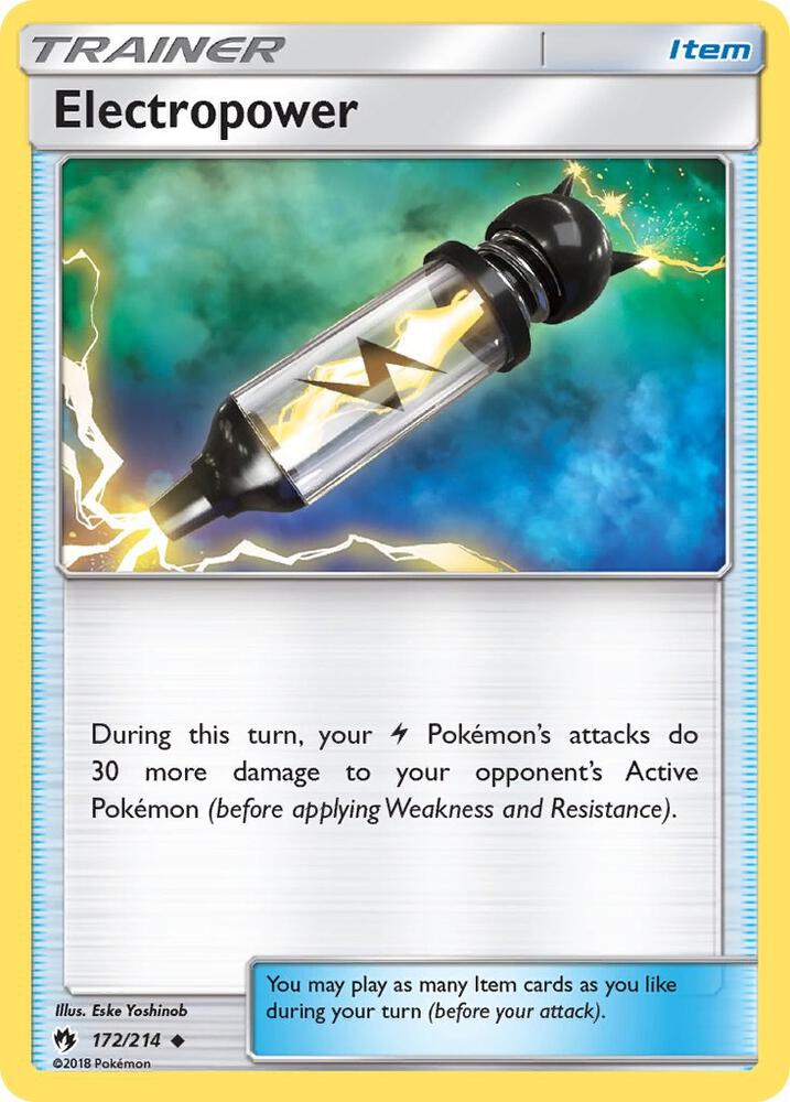 Electropower 172/214 (SM - Lost Thunder)  | Good Games Adelaide SA