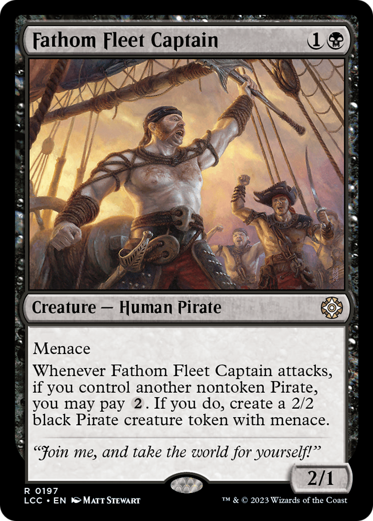 Fathom Fleet Captain [The Lost Caverns of Ixalan Commander] | Good Games Adelaide SA