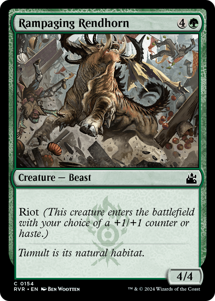 Rampaging Rendhorn [Ravnica Remastered] | Good Games Adelaide SA