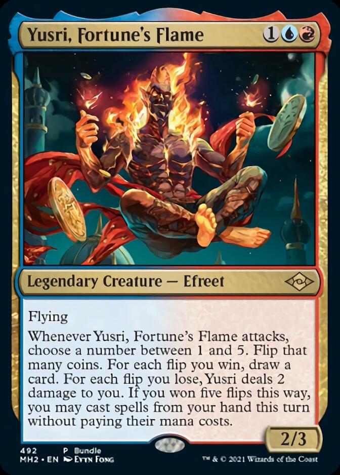 Yusri, Fortune's Flame (Bundle) [Modern Horizons 2] | Good Games Adelaide SA