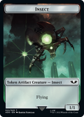 Necron Warrior // Insect (Surge Foil) [Universes Beyond: Warhammer 40,000 Tokens] | Good Games Adelaide SA