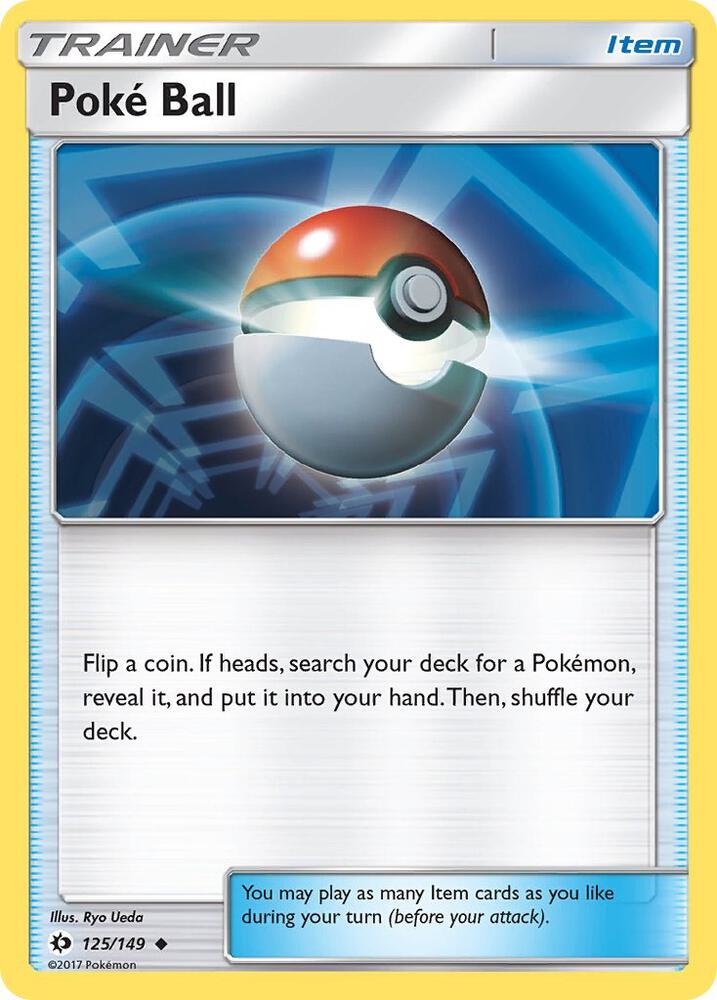 Poke Ball 125/149 (SM Base Set)  | Good Games Adelaide SA