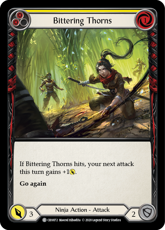 Bittering Thorns [CRU072] 1st Edition Rainbow Foil | Good Games Adelaide SA