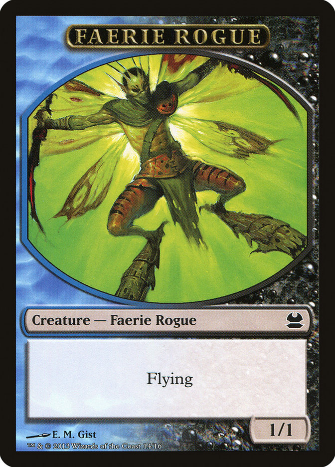 Faerie Rogue Token (Blue/Black) [Modern Masters Tokens] | Good Games Adelaide SA