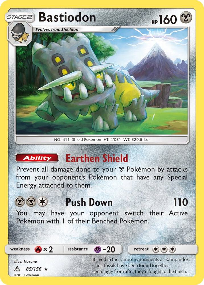 Bastiodon 85/156 (SM - Ultra Prism)  - Holofoil | Good Games Adelaide SA