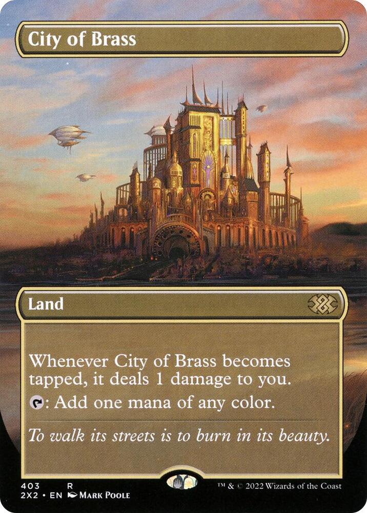 City of Brass Borderless 403 (Double Masters 2022)  | Good Games Adelaide SA