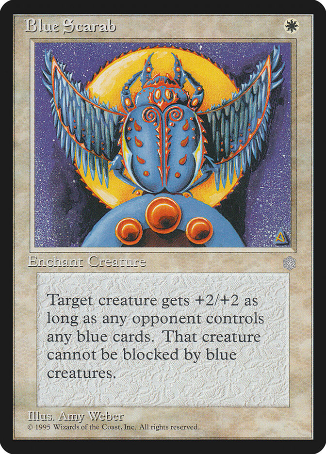 Blue Scarab  (Ice Age)  | Good Games Adelaide SA