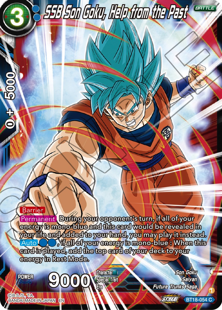 SSB Son Goku, Help from the Past (BT18-054) [Dawn of the Z-Legends] | Good Games Adelaide SA