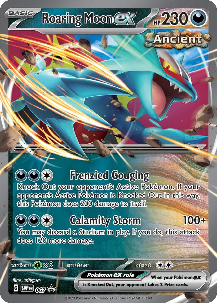 Roaring Moon ex 067 (SV: Scarlet & Violet Promo Cards)  - Holofoil | Good Games Adelaide SA