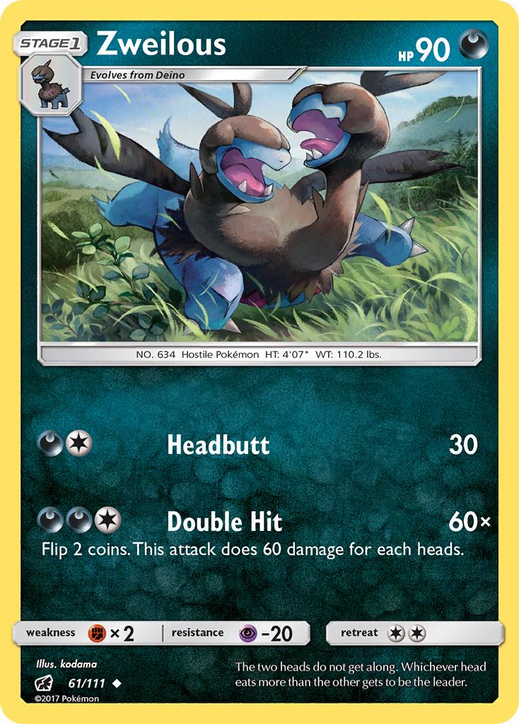 Zweilous (61/111) [Sun & Moon: Crimson Invasion] | Good Games Adelaide SA