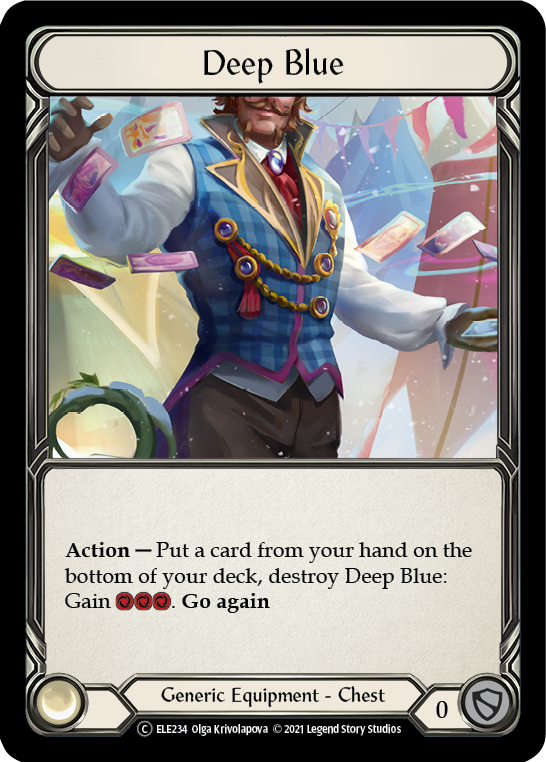 Deep Blue [U-ELE234] Unlimited Rainbow Foil | Good Games Adelaide SA