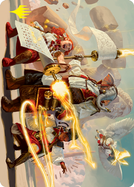 Lorehold Command Art Card (Gold-Stamped Signature) [Strixhaven: School of Mages Art Series] | Good Games Adelaide SA