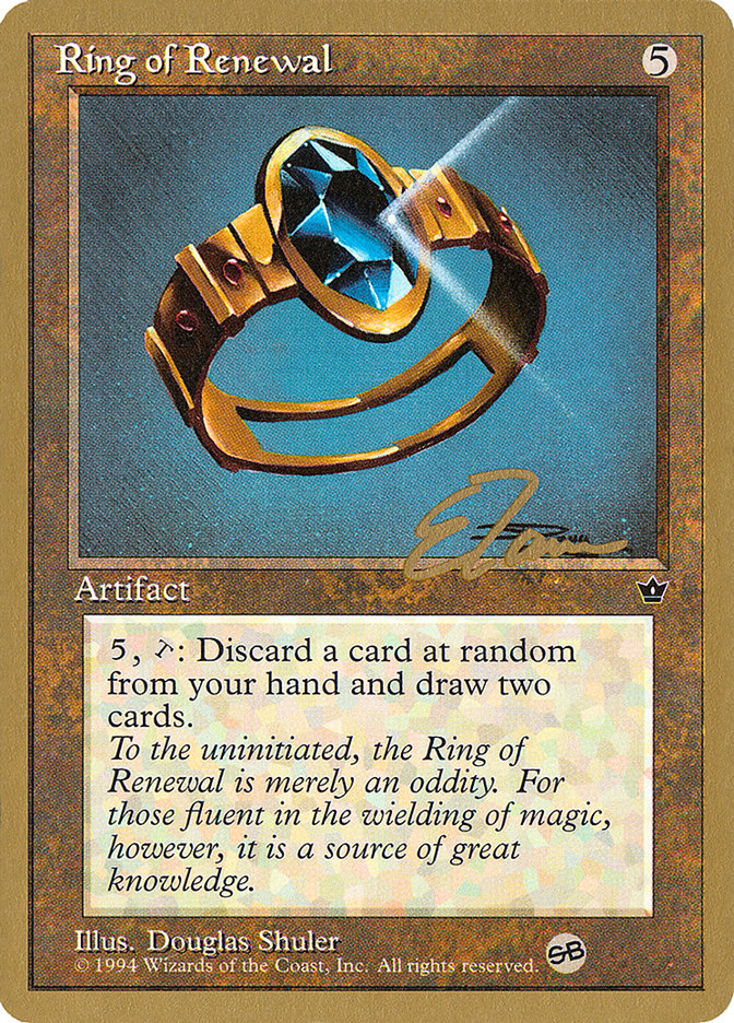 Ring of Renewal (Eric Tam) (SB) [Pro Tour Collector Set] | Good Games Adelaide SA