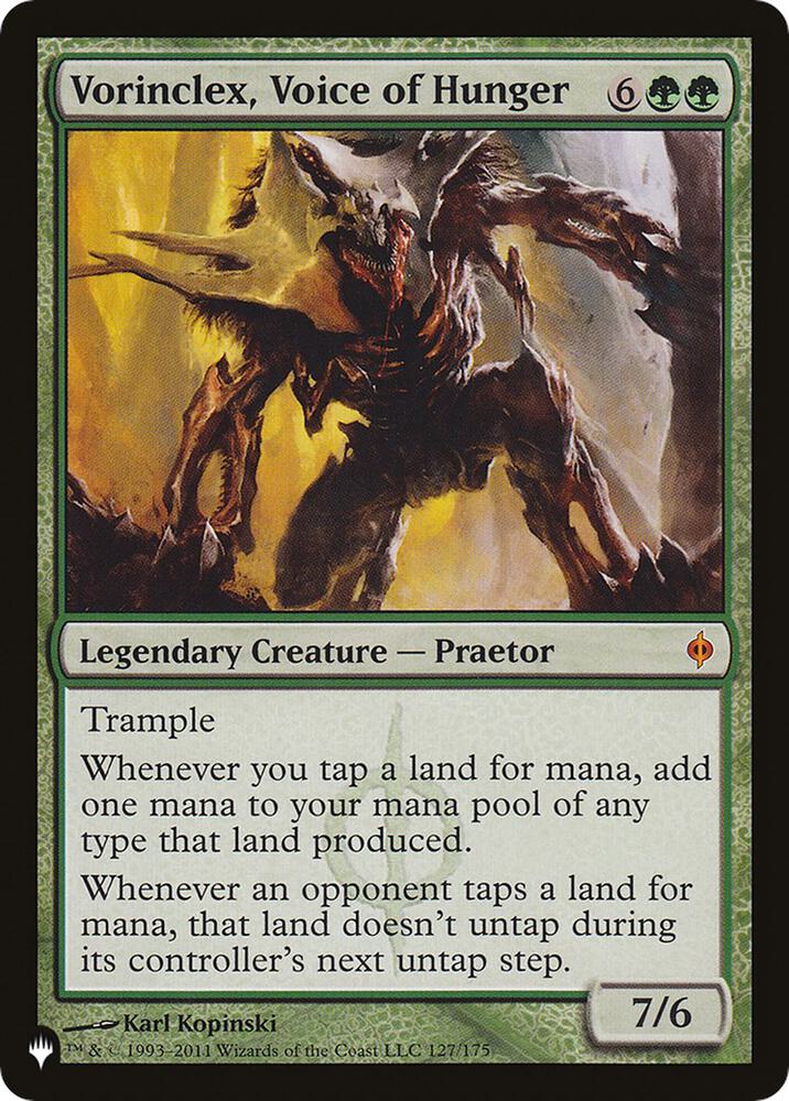 Vorinclex Voice of Hunger 127/175 (The List Reprints)  | Good Games Adelaide SA
