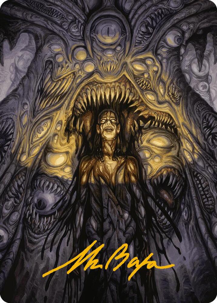 Chthonian Nightmare Art Card Gold Stamped Signature 37 (Art Series: Modern Horizons 3)  | Good Games Adelaide SA