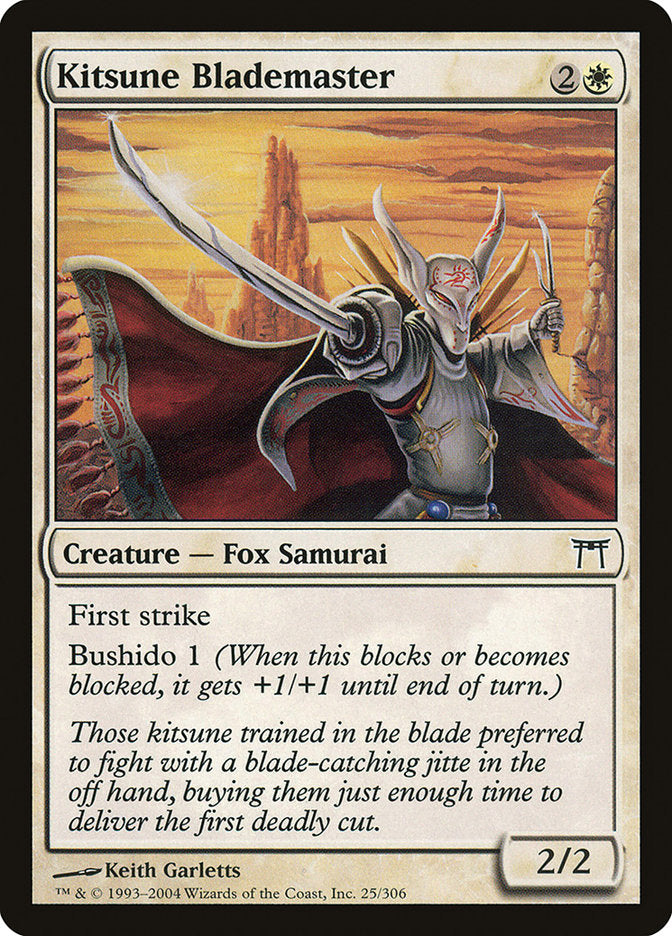 Kitsune Blademaster 25 (Champions of Kamigawa)  | Good Games Adelaide SA