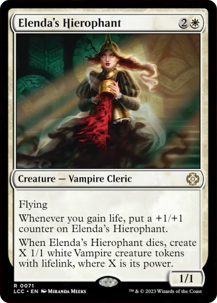 Elenda's Hierophant [The Lost Caverns of Ixalan Commander] | Good Games Adelaide SA