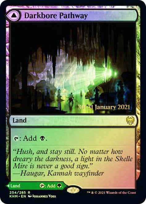 Darkbore Pathway // Slitherbore Pathway  [Kaldheim Prerelease Promos] | Good Games Adelaide SA