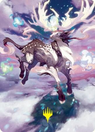 Hinata Dawn Crowned Art Card Gold Stamped Signature 68 (Art Series: Kamigawa: Neon Dynasty)  | Good Games Adelaide SA