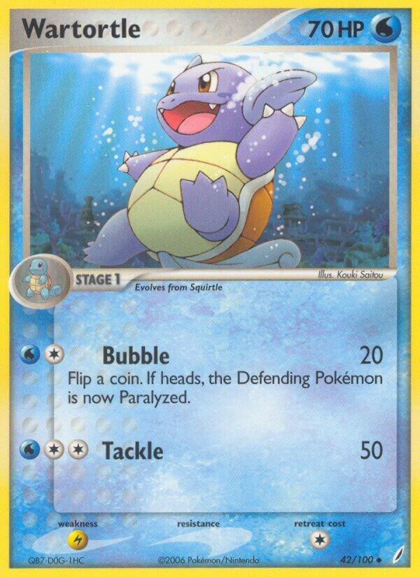 Wartortle  42/100 (Crystal Guardians)  | Good Games Adelaide SA