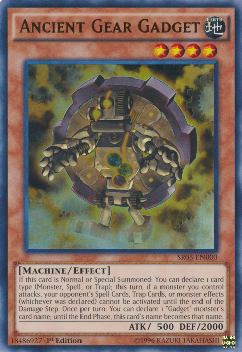 Ancient Gear Gadget [SR03-EN000] Ultra Rare | Good Games Adelaide SA