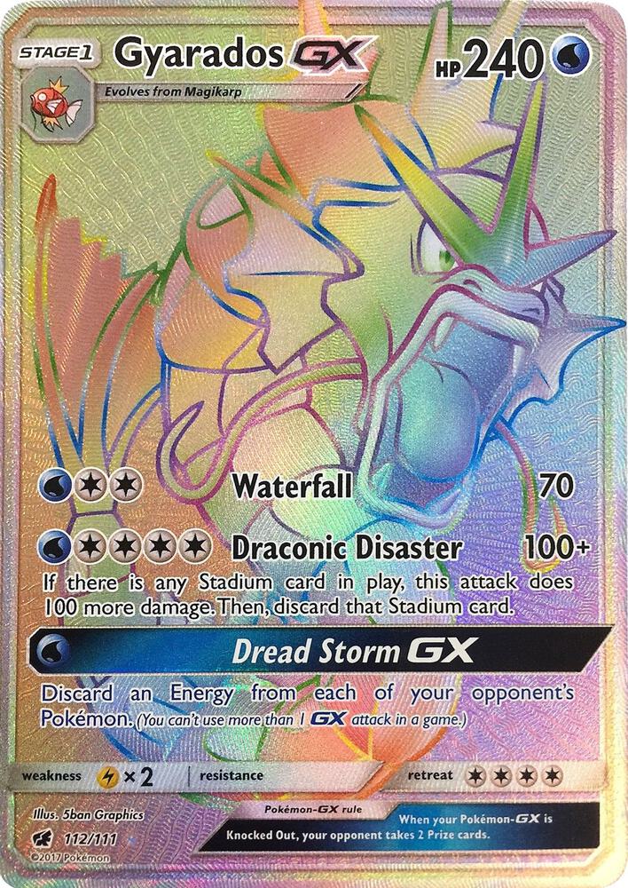 Gyarados GX Secret 112/111 (SM - Crimson Invasion)  - Holofoil | Good Games Adelaide SA