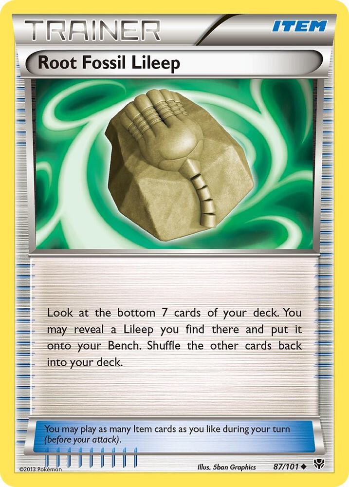 Root Fossil Lileep 87/101 (Plasma Blast)  - Reverse Holofoil | Good Games Adelaide SA