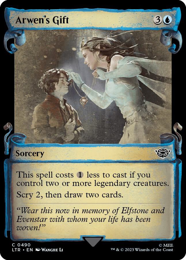 Arwen's Gift 490 (Universes Beyond: The Lord of the Rings: Tales of Middle-earth)  - Showcase Scroll | Good Games Adelaide SA