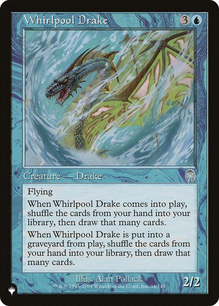 Whirlpool Drake 34/143 (The List Reprints)  | Good Games Adelaide SA