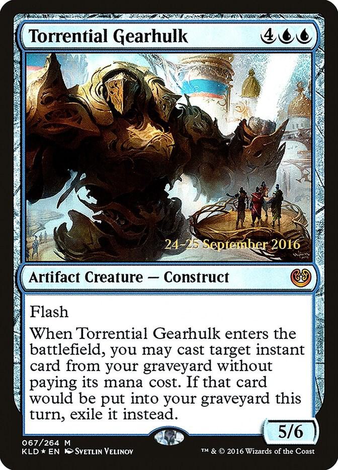 Torrential Gearhulk 67 (Prerelease Cards)  - Foil | Good Games Adelaide SA
