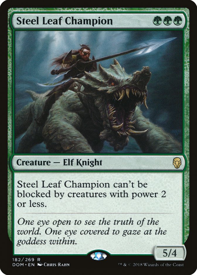 Steel Leaf Champion 182 (Dominaria)  | Good Games Adelaide SA