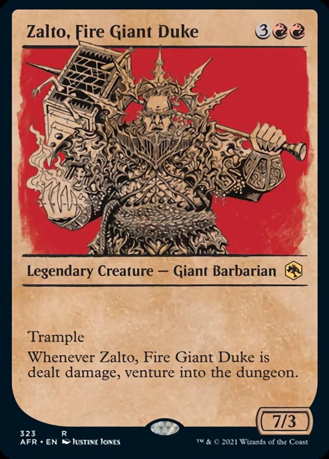 Zalto, Fire Giant Duke (Showcase) [Dungeons & Dragons: Adventures in the Forgotten Realms] | Good Games Adelaide SA