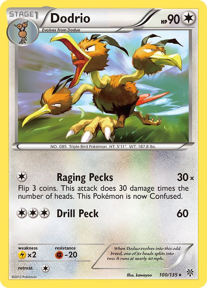 Dodrio 100/135 (Plasma Storm)  - Reverse Holofoil | Good Games Adelaide SA
