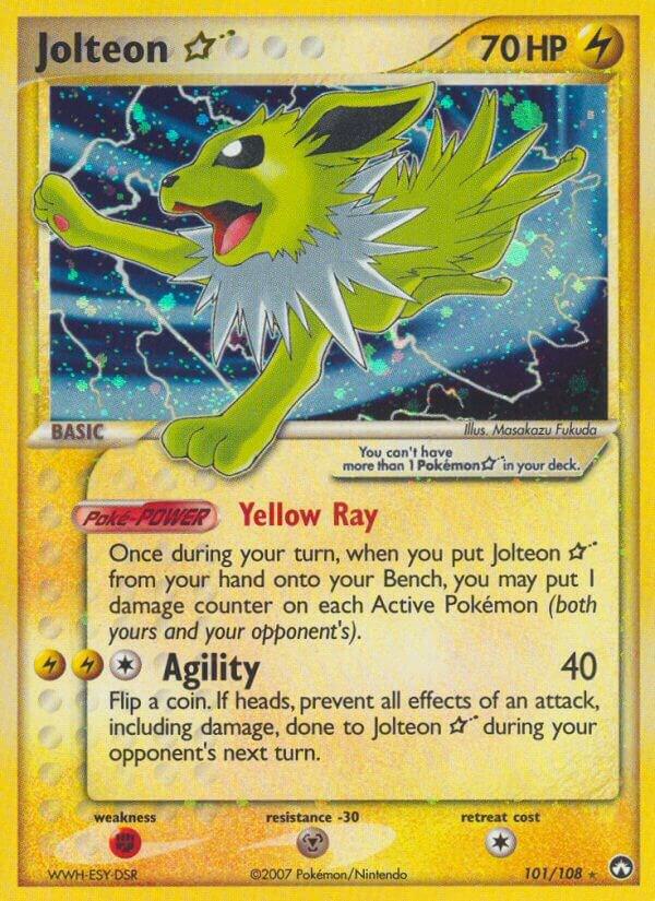 Jolteon Star 101/108 (Power Keepers)  - Holofoil | Good Games Adelaide SA