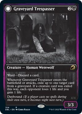 Graveyard Trespasser 104 (Innistrad: Double Feature)  - Foil | Good Games Adelaide SA