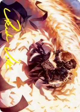 Revel in Silence Art Card Gold Stamped Signature 36 (Art Series: Strixhaven)  | Good Games Adelaide SA