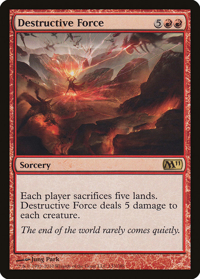 Destructive Force 133 (Magic 2011 (M11))  - Foil | Good Games Adelaide SA
