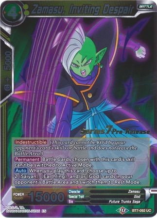 Zamasu, Inviting Despair (Assault of the Saiyans) [BT7-092_PR] | Good Games Adelaide SA