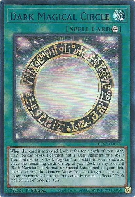 Dark Magical Circle (Blue) [LDS3-EN093] Ultra Rare | Good Games Adelaide SA
