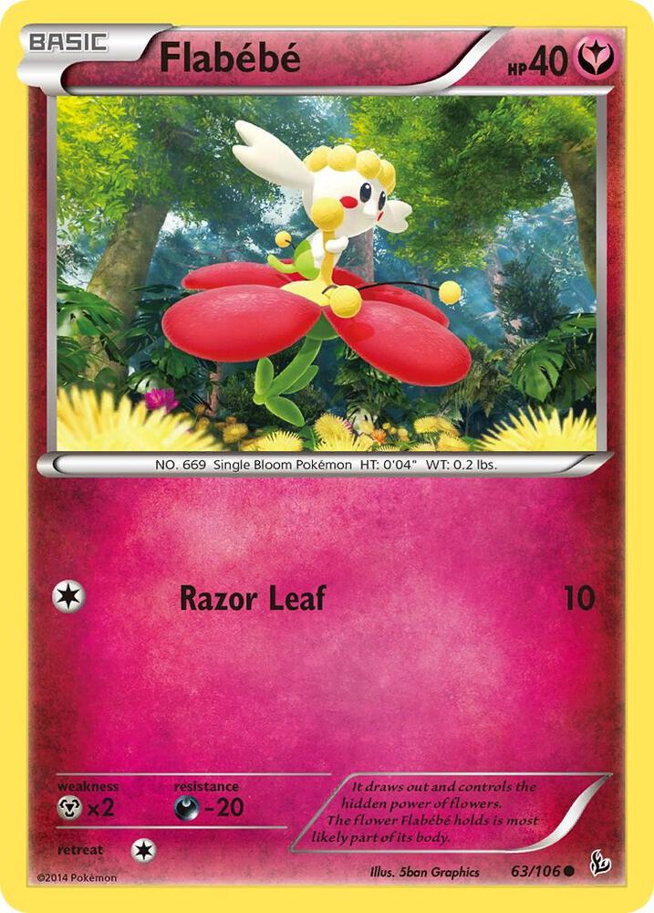 Flabebe 63/106 (XY - Flashfire)  | Good Games Adelaide SA