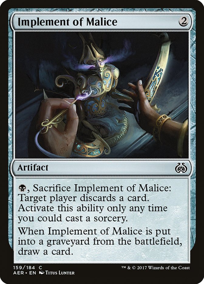 Implement of Malice 159 (Aether Revolt)  | Good Games Adelaide SA