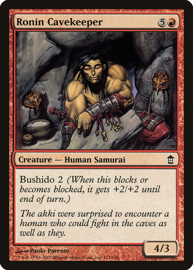 Ronin Cavekeeper 111 (Saviors of Kamigawa)  | Good Games Adelaide SA