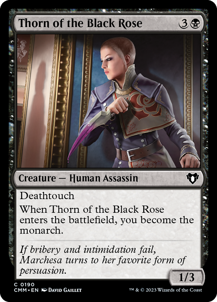 Thorn of the Black Rose [Commander Masters] | Good Games Adelaide SA