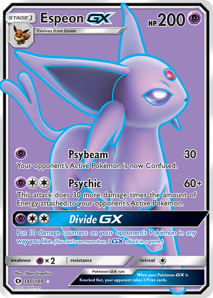 Espeon GX (140/149) [Sun & Moon: Base Set] | Good Games Adelaide SA